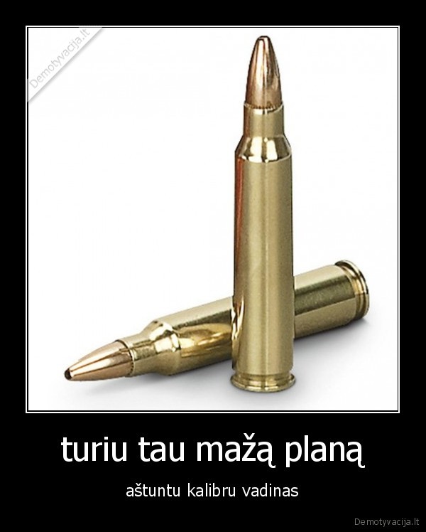 turiu tau mažą planą