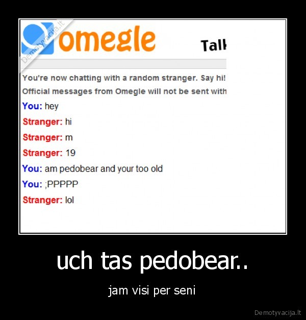 uch tas pedobear..