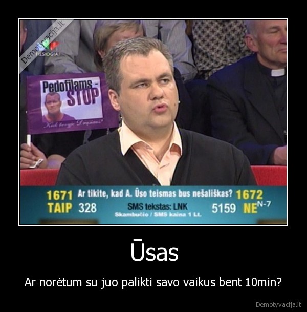 usas, vaikai