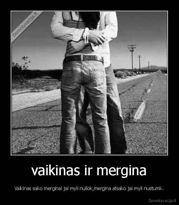 vaikinas ir mergina