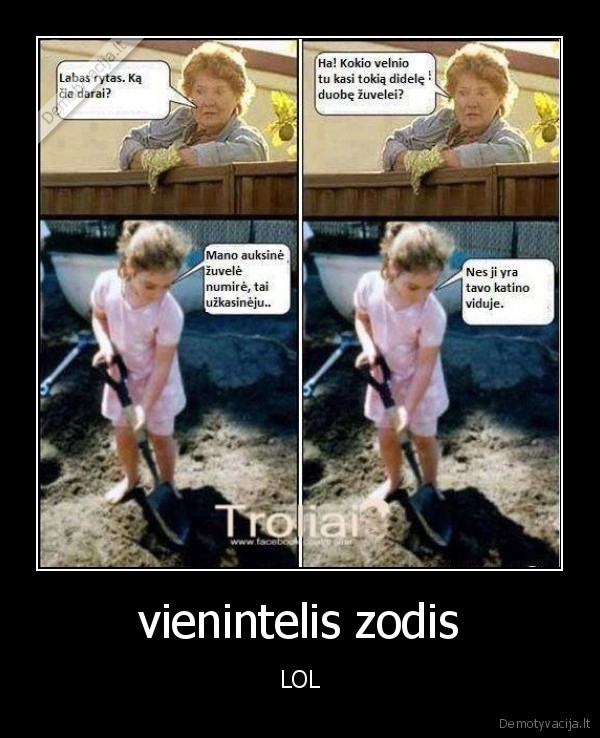 vienintelis zodis