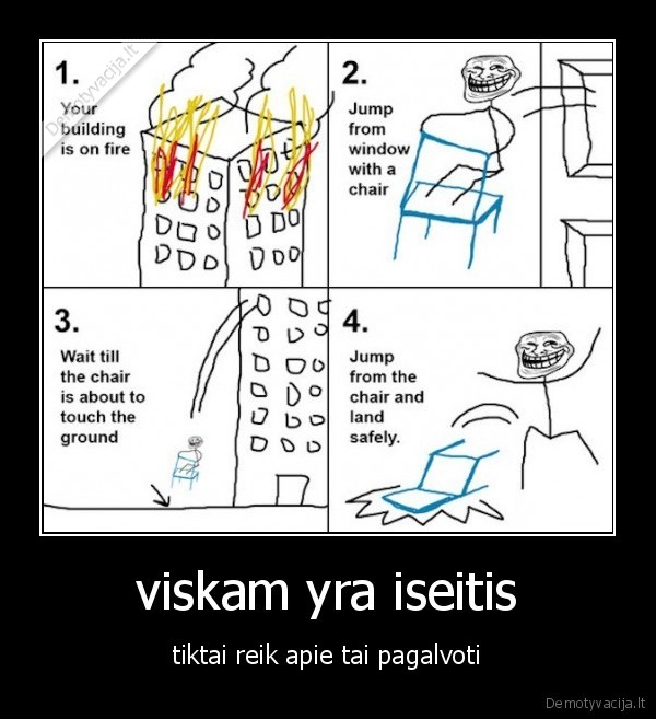 viskam yra iseitis