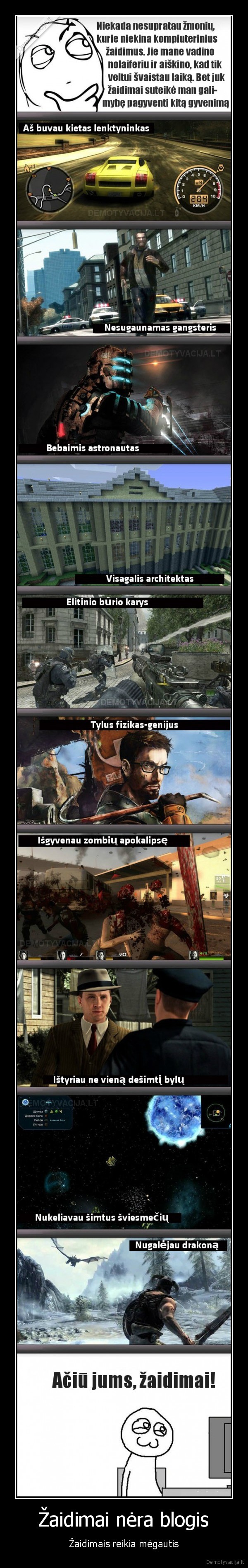 Žaidimai nėra blogis