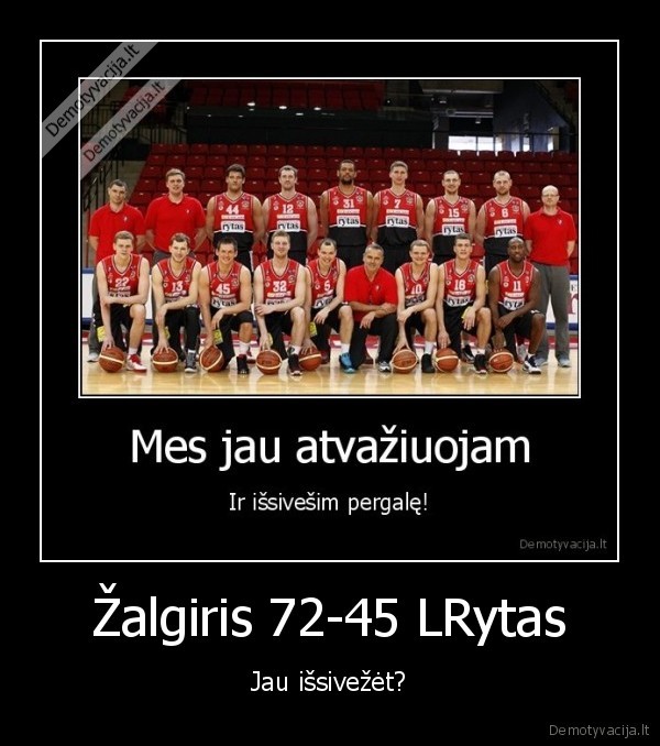 Žalgiris 72-45 LRytas