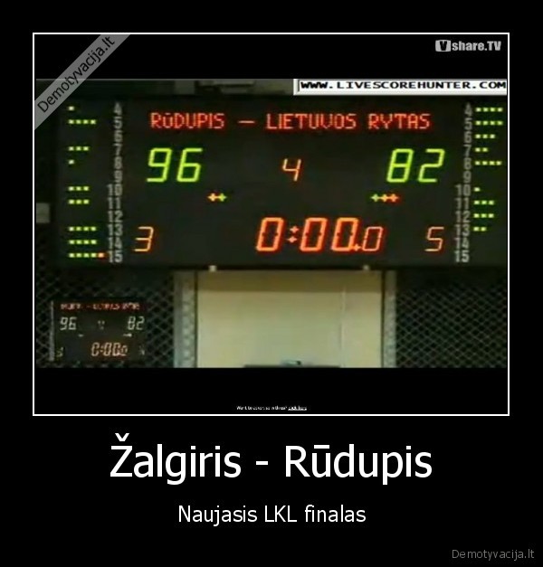 Žalgiris - Rūdupis