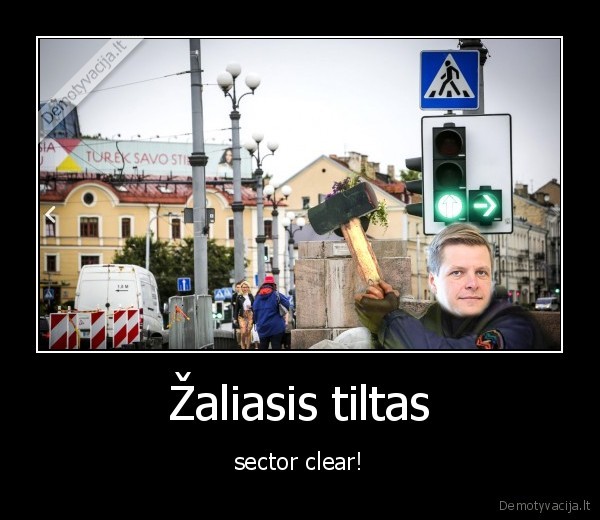 zaliasis, tiltas,simasius,meras,skulpturos,vilnius
