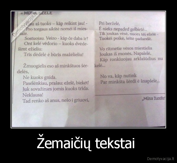 Žemaičių tekstai 