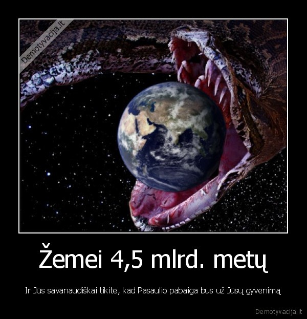 Žemei 4,5 mlrd. metų