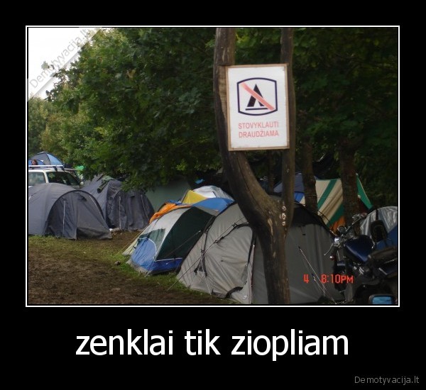 zenklai tik ziopliam