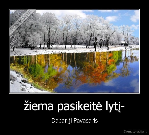 žiema pasikeitė lytį-