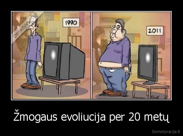 Žmogaus evoliucija per 20 metų
