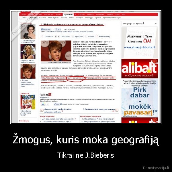 justinas, bieberis