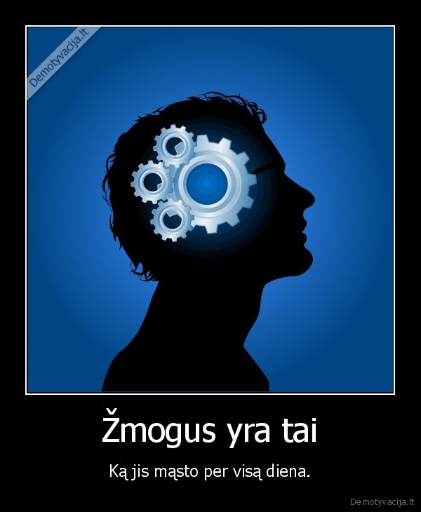 Žmogus yra tai