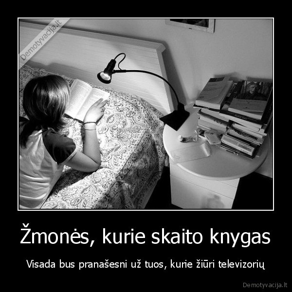 Žmonės, kurie skaito knygas