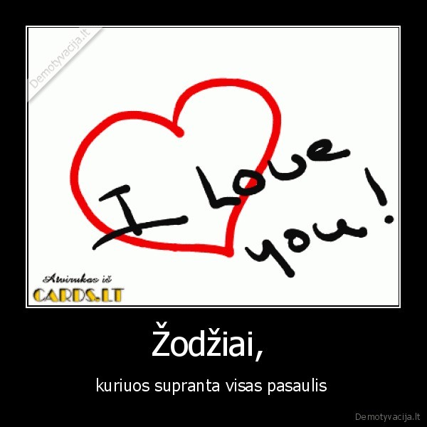 Žodžiai, 