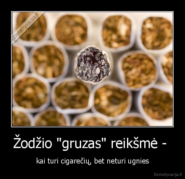 Žodžio &quot;gruzas&quot; reikšmė - 