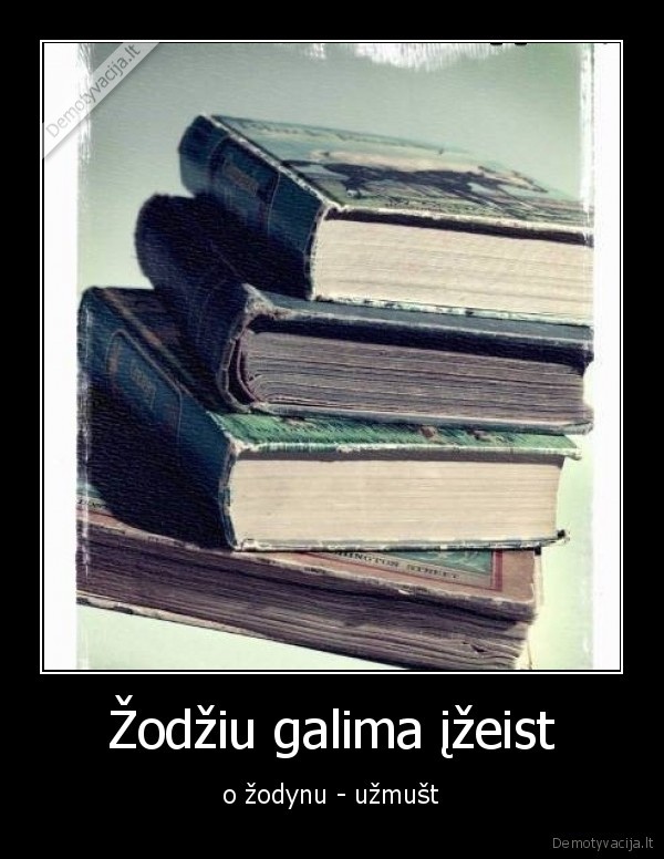 uzmusti,zodynas,zodziai