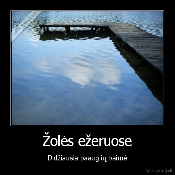 Žolės ežeruose