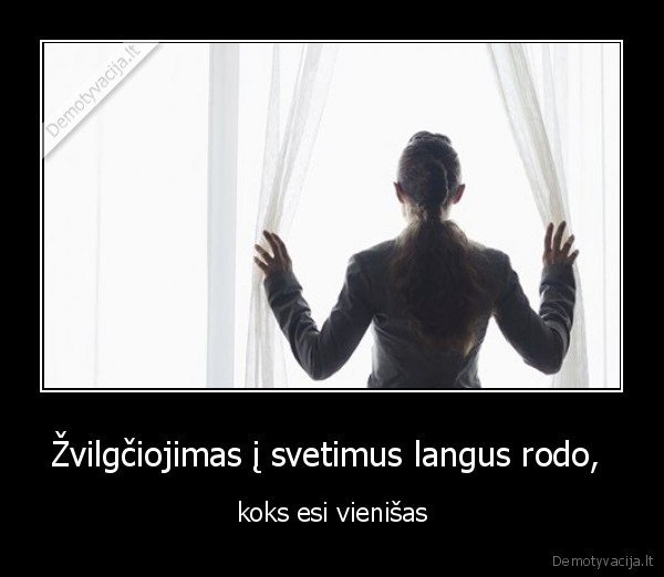 Žvilgčiojimas į svetimus langus rodo, 