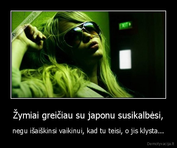 Žymiai greičiau su japonu susikalbėsi,