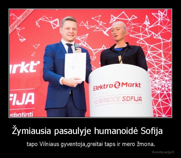 humanoide,sofija,zmona,meras,vilnius