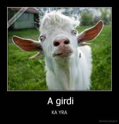  A girdi - KA YRA