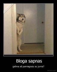  Bloga sapnas - galima aš pamiegosiu su jumis?