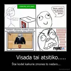        Visada tai atsitiko..... -   Štai kodel kaikurie zmones to nedaro...