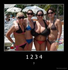1 2 3 4 - ?