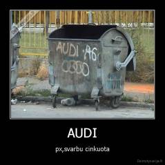 AUDI - px,svarbu cinkuota