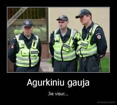 Agurkiniu gauja - Jie visur...