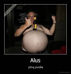 Alus -  pilvą puošia