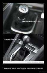 Amerikoje niekas nepavogtų automobilio su automati - 