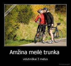 Amžina meilė trunka  - vidutiniškai 3 metus