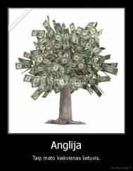 Anglija - Taip mato kiekvienas lietuvis.