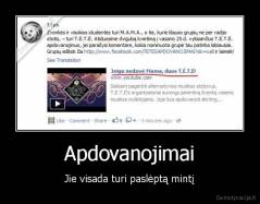 Apdovanojimai - Jie visada turi paslėptą mintį