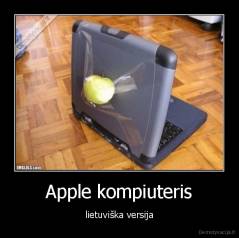 Apple kompiuteris - lietuviška versija