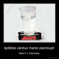 Aptiktas vanduo marso pavirsiuje! - Nasa 0-1 Internetas 
