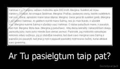 Ar Tu pasielgtum taip pat? - 