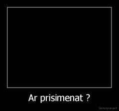 Ar prisimenat ? - 