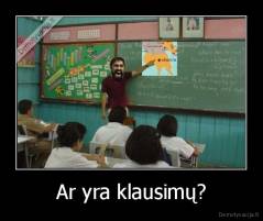 Ar yra klausimų? - 