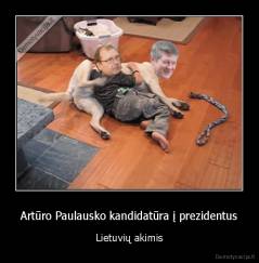 Artūro Paulausko kandidatūra į prezidentus - Lietuvių akimis