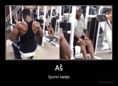 Aš - Sporto salėje