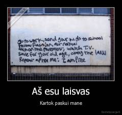 Aš esu laisvas - Kartok paskui mane