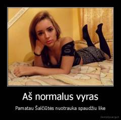 Aš normalus vyras - Pamatau Šalčiūtės nuotrauka spaudžiu like