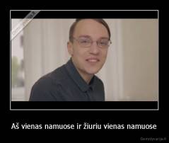 Aš vienas namuose ir žiuriu vienas namuose - 