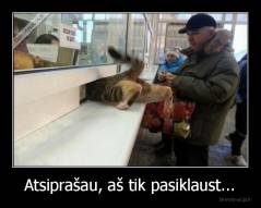 Atsiprašau, aš tik pasiklaust... - 