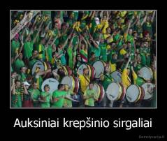 Auksiniai krepšinio sirgaliai - 