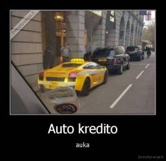 Auto kredito - auka