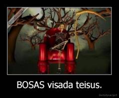 BOSAS visada teisus. - 